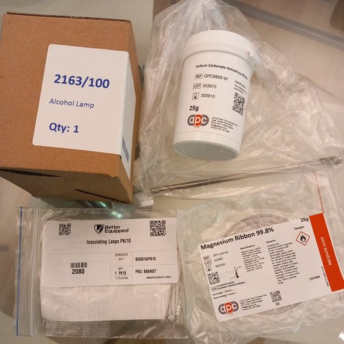 Flame test chemistry kit 5 - test/chemistry,