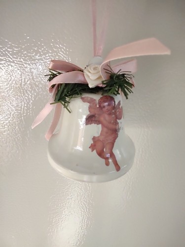 Vintage christmas bell - christmas,