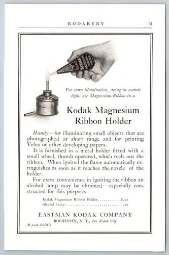 1926 kodak magnesium - kodak,